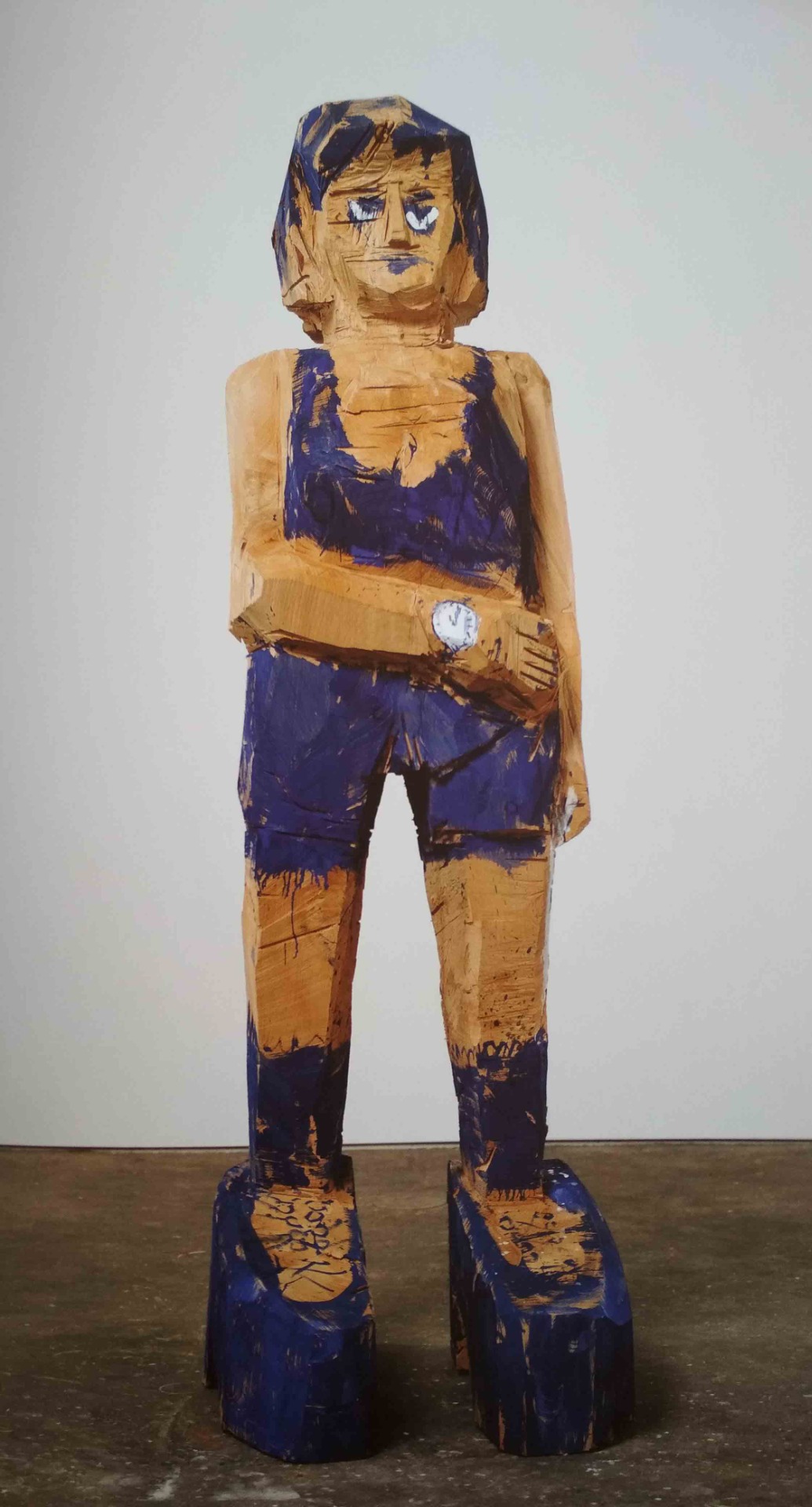 George Baselitz, Frau Ultramarine, 2004