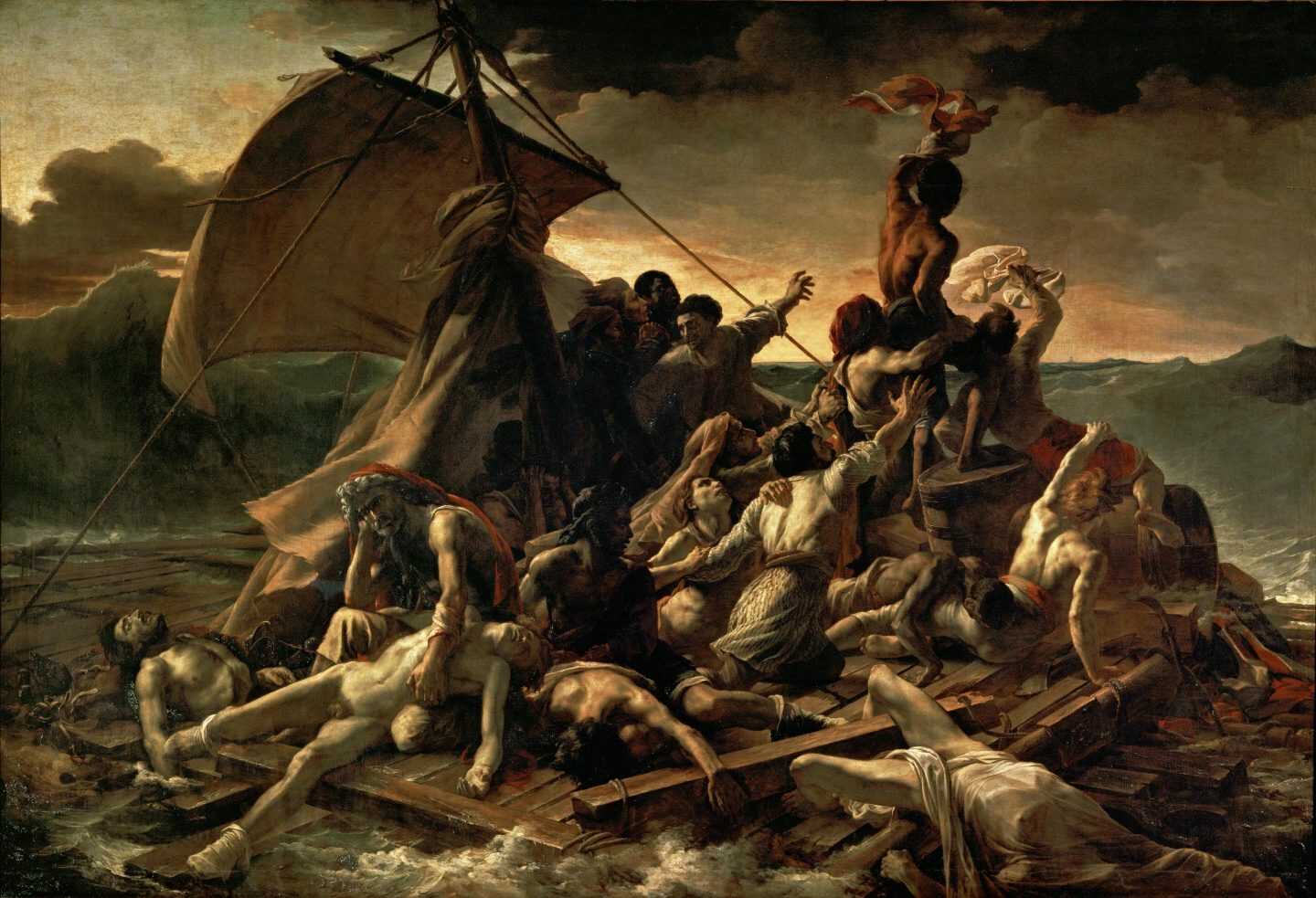 Theodore Gericault, Vor Medůzy, 1818-1819