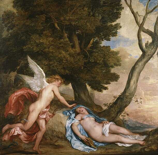 Anthonis van Dyck, Amor and Psyché, 1638-1640